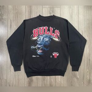 1991 Vintage Salem Chicago Bulls Sweatshirt Made in USA Size Medium